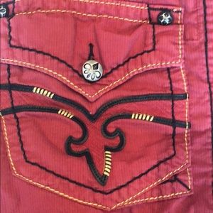 Rock revival cargo shorts